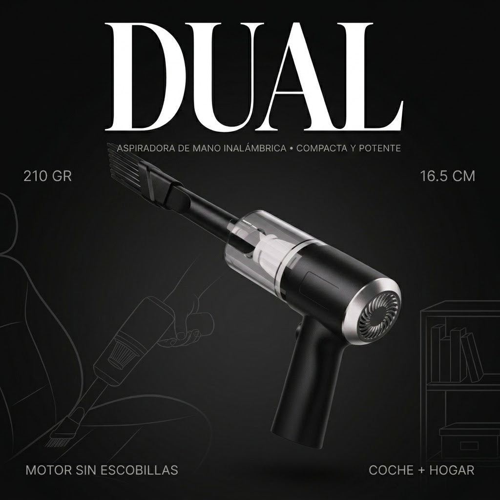 DUAL - Aspiradora Inalámbrica